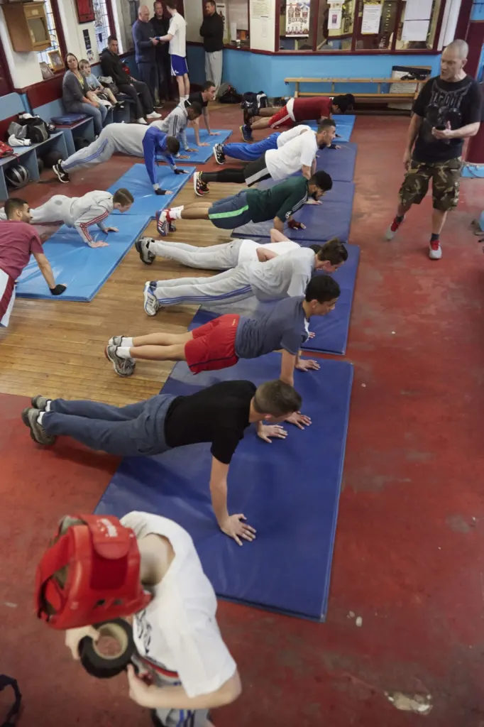 West Ham Amateur Boxing Club — documentary and portrait photograph in London, UK, frame 17 of 28.